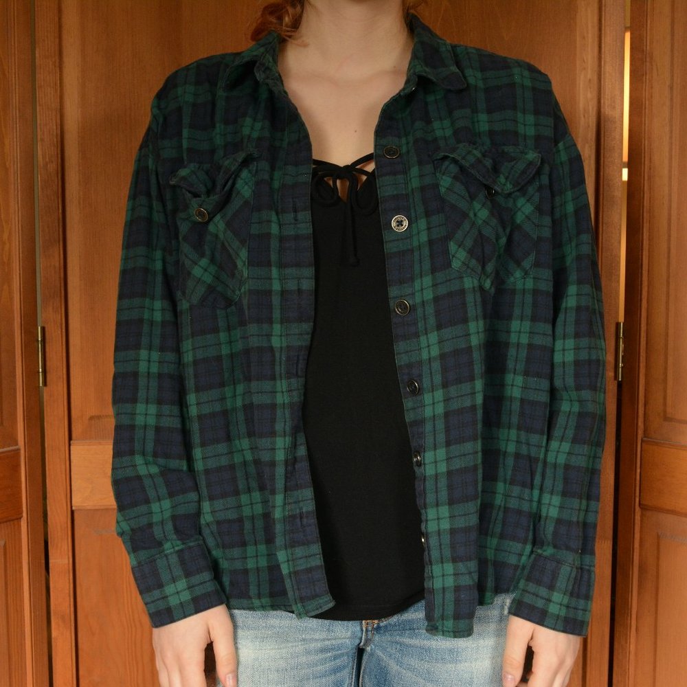 Green Blue Flannel
